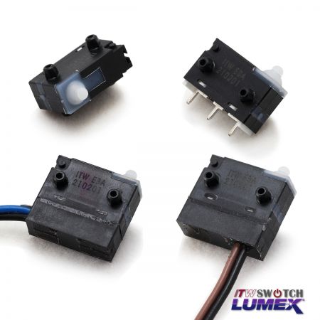 Micro-commutateurs sous-miniatures - Série de micro-interrupteurs étanches subminiatures - SWB